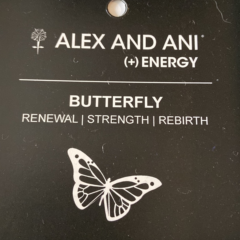 Alex and Ani Butterfly Bracelet - Picture 4 of 5